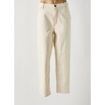 MAYJUNE - Jeans coupe droite beige en coton - Femme - Taille W34 - Modz