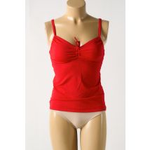 GRAIN DE SABLE - Haut de maillot de bain rouge en polyamide - Femme - Taille 38 - Modz