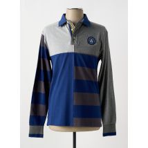 BLACK WELLIS - Polo bleu en coton - Homme - Taille S - Modz