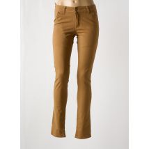 LEEYO JEANS - Pantalon chino marron en coton - Femme - Taille W28 - Modz