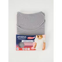 ATHENA - T-shirt gris en viscose - Femme - Taille 48 - Modz