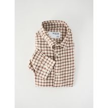 SELECTED - Chemise manches longues marron en viscose - Homme - Taille S - Modz