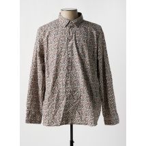 CAMBRIDGE - Chemise manches longues vert en coton - Homme - Taille M - Modz