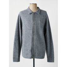 SELECTED - Gilet manches longues gris en laine - Homme - Taille L - Modz