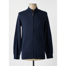 CAMBRIDGE - Gilet manches longues bleu en coton - Homme - Taille S - Modz