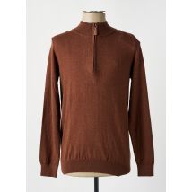 CAMBRIDGE - Pull marron en coton - Homme - Taille S - Modz