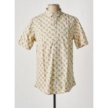 LEE COOPER - Chemise manches courtes beige en coton - Homme - Taille M - Modz