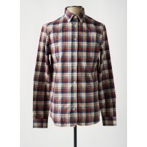 CAMBRIDGE - Chemise manches longues bleu en polyester - Homme - Taille S - Modz