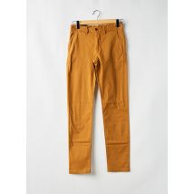 CAMBRIDGE - Pantalon slim marron en coton - Homme - Taille 38 - Modz