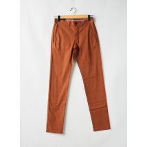 CAMBRIDGE - Pantalon chino marron en coton - Homme - Taille 38 - Modz