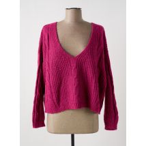 MULTIPLES - Pull rose en acrylique - Femme - Taille TU - Modz