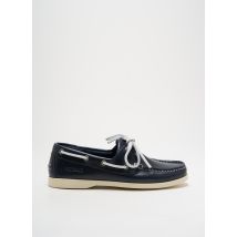 BOTALO - Chaussures bâteau bleu en cuir - Femme - Taille 37 - Modz