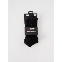 MUSTO - Chaussettes noir en coton - Homme - Taille 39 - Modz
