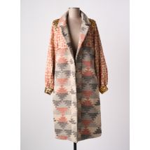MEISÏE - Manteau long orange en polyester - Femme - Taille TU - Modz
