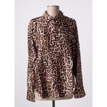 LA PETITE ETOILE - Chemisier marron en viscose - Femme - Taille 40 - Modz