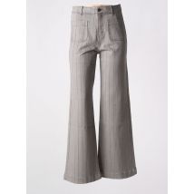 LA PETITE ETOILE - Jeans coupe large gris en coton - Femme - Taille 40 - Modz