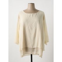 MULTIPLES - Blouse beige en polyester - Femme - Taille 52 - Modz