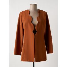 MULTIPLES - Veste chic orange en polyester - Femme - Taille 40 - Modz