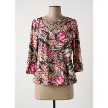 MULTIPLES - T-shirt rose en polyester - Femme - Taille 36 - Modz