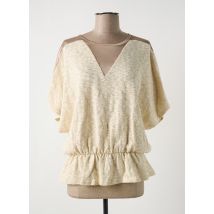 MULTIPLES - Pull beige en coton - Femme - Taille 38 - Modz