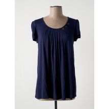 MULTIPLES - T-shirt bleu en viscose - Femme - Taille 36 - Modz