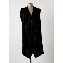 MULTIPLES - Gilet sans manche noir en polyester - Femme - Taille 44 - Modz