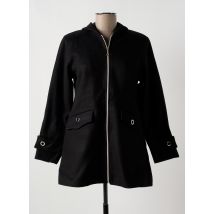 MULTIPLES - Manteau long noir en polyester - Femme - Taille 38 - Modz