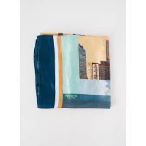 POCHETTE SQUARE - Echarpe bleu en soie - Femme - Taille TU - Modz