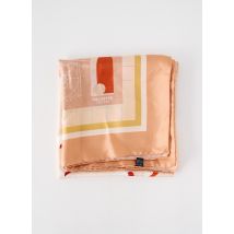 POCHETTE SQUARE - Foulard orange en soie - Femme - Taille TU - Modz