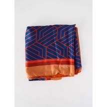 POCHETTE SQUARE - Foulard bleu en soie - Femme - Taille TU - Modz