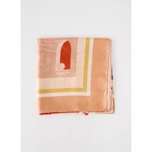 POCHETTE SQUARE - Foulard beige en soie - Femme - Taille TU - Modz