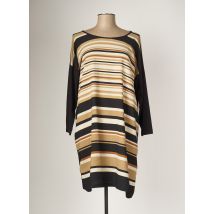 G!OZE - Robe mi-longue noir en viscose - Femme - Taille 46 - Modz