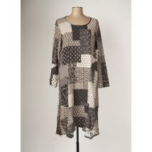 G!OZE - Robe mi-longue beige en viscose - Femme - Taille 44 - Modz