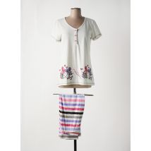 MASSANA - Pyjama gris en polyester - Femme - Taille 40 - Modz