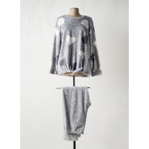 MASSANA - Pyjama gris en polyester - Femme - Taille 42 - Modz