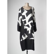 G!OZE - Robe mi-longue noir en viscose - Femme - Taille 42 - Modz