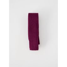 POCHETTE SQUARE - Cravate violet en coton - Homme - Taille TU - Modz