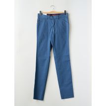 EMYLE - Pantalon chino bleu en coton - Homme - Taille 40 - Modz