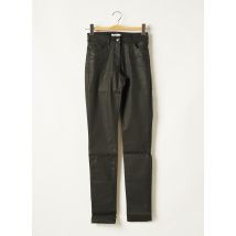 PAUL BRIAL - Pantalon slim noir en coton - Femme - Taille 34 - Modz