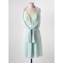 FASHION NEW YORK - Robe mi-longue vert en polyester - Femme - Taille 38 - Modz