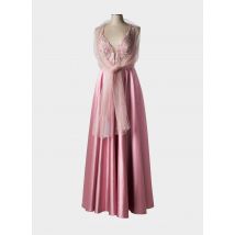 MARFIL - Robe longue rose en polyester - Femme - Taille 42 - Modz