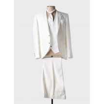ADIMO - Costume de cérémonie blanc en viscose - Homme - Taille TU - Modz