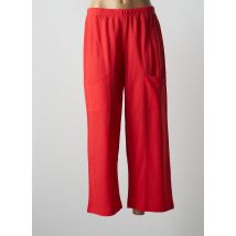 G!OZE - Pantalon large rouge en viscose - Femme - Taille 54 - Modz