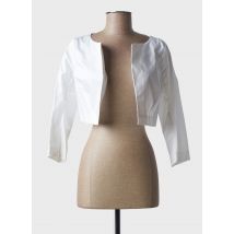 PAUL BRIAL - Boléro blanc en coton - Femme - Taille 34 - Modz