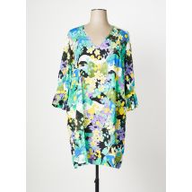 MALOKA - Robe mi-longue vert en viscose - Femme - Taille 52 - Modz