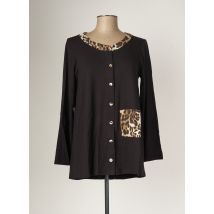 G!OZE - Gilet manches longues noir en viscose - Femme - Taille 42 - Modz