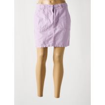 HARTFORD - Jupe courte violet en coton - Femme - Taille 34 - Modz