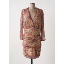 BA&SH - Robe courte beige en metal - Femme - Taille 40 - Modz