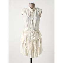 IRO - Robe courte beige en viscose - Femme - Taille 38 - Modz