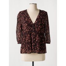 BA&SH - Chemisier noir en viscose - Femme - Taille 36 - Modz